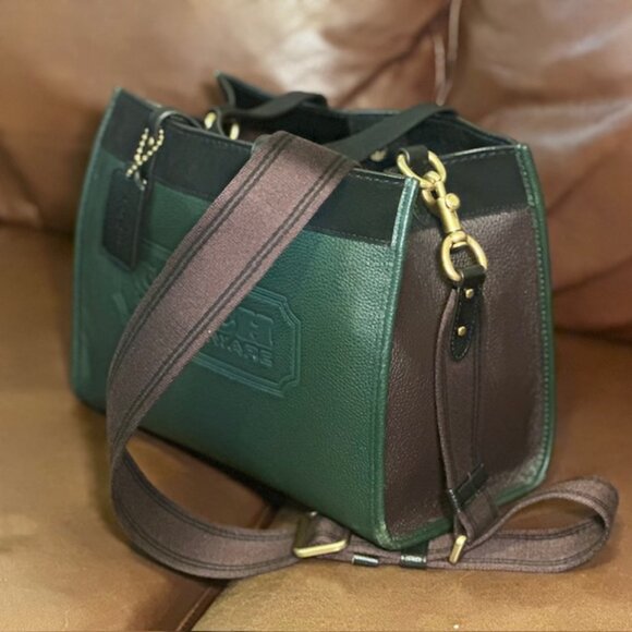 COACH Field Tote 30 In Colorblock With Coach Badge - Picture 7 of 8